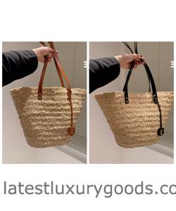 Saint Laurent Medium Straw Basket Bag Beige: Style, Purchase Inspection, and Product Comparison