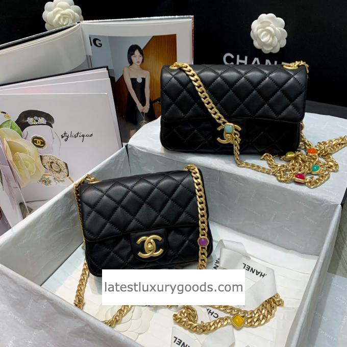 Chanel Lambskin Resin Stones Chain Flap Bag AS2379/AS2380 - Features, Care & Comparison - 2