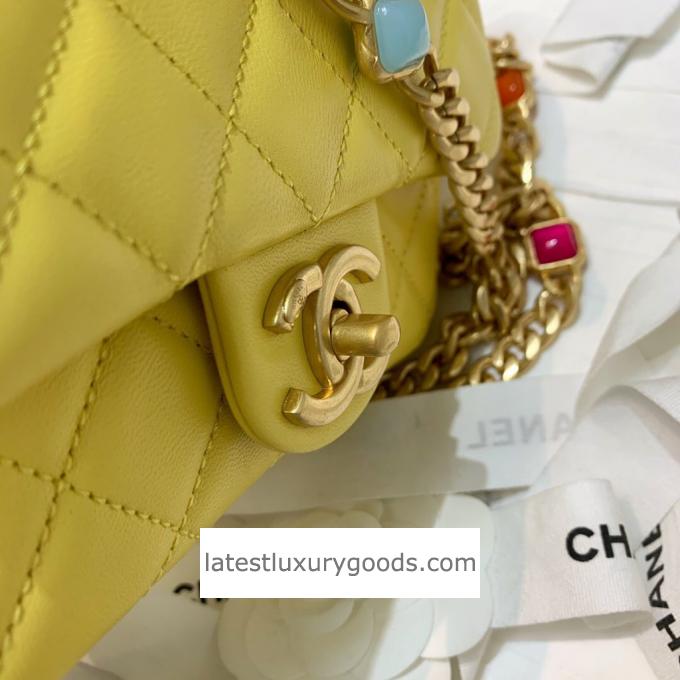 Chanel Lambskin Resin Stones Chain Flap Bag AS2379/AS2380 - Features, Care & Comparison - 5