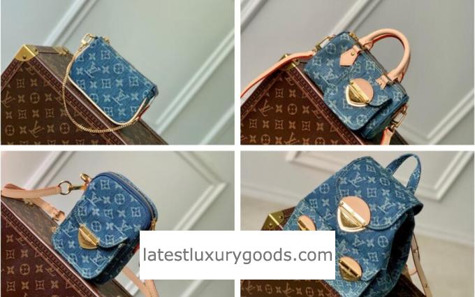 LV Blue Monogram Denim Bag: A Stylish & Versatile Choice