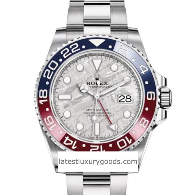 Rolex GMT-Master II 40mm Meteorite Dial 126719BLRO – The Superman Watch